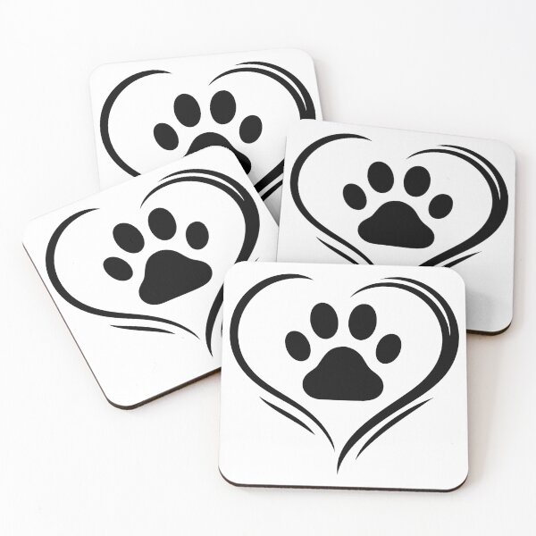 Item preview, Heart with Paw Print – Pet Love Symbol Vector designed and sold by AFernandesDSG.