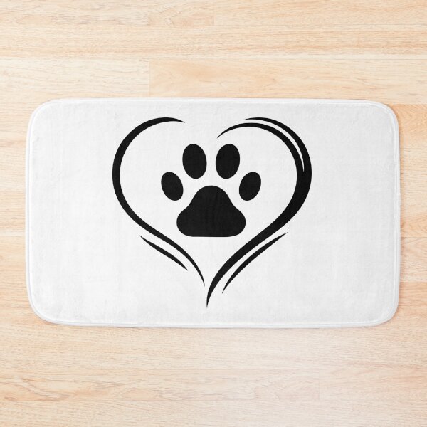 Item preview, Heart with Paw Print – Pet Love Symbol Vector designed and sold by AFernandesDSG.
