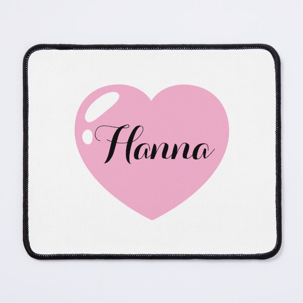 Item preview, Hanna Polish Name with pink Heart designed and sold by Monika Howarth.