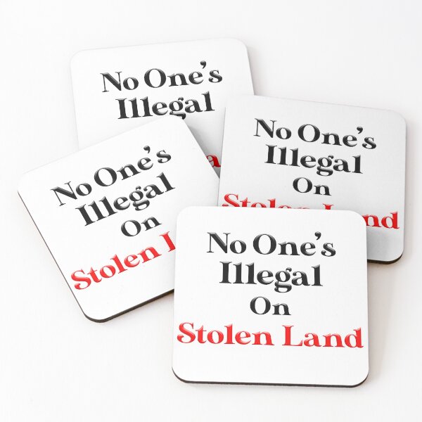 Item preview, No One's illegal On Stolen Land - Abolish ICE - Immigrants/Immigration - Political designed and sold by drabdesigns.