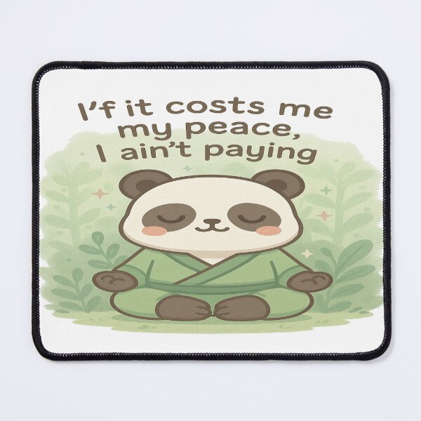 Item preview, Peaceful Panda designed and sold by CappieLab.
