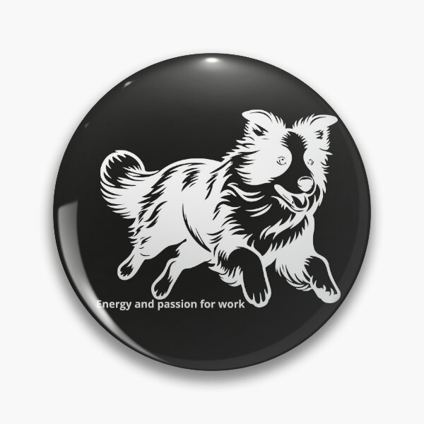 Item preview, Border Collie – Energy, Intelligence & Heart designed and sold by dotitoko.
