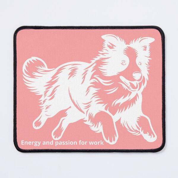 Item preview, Border Collie – Energy, Intelligence & Heart designed and sold by dotitoko.