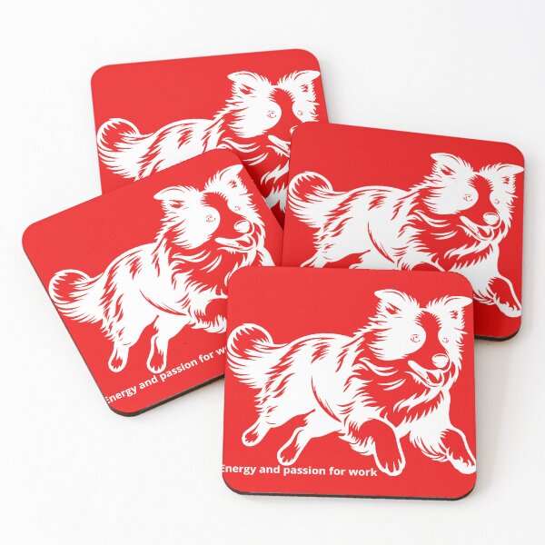Item preview, Border Collie – Energy, Intelligence & Heart designed and sold by dotitoko.