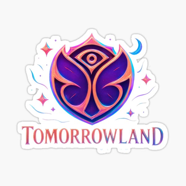 Item preview, Tomorrowland 2025,  Magical Futuristic Festival Logo Design designed and sold by DADA_Art.