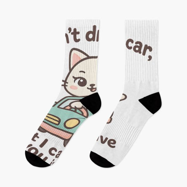 Item preview, Sassy Driving Cat designed and sold by CappieLab.