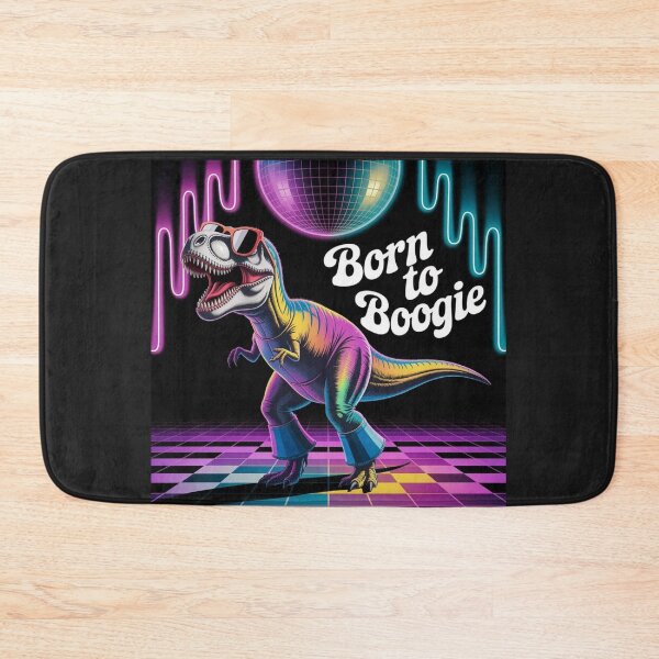 Item preview,  "Disco Dino: The T-Rex That Was Born to Boogie | Retro Dance Meme Gold" designed and sold by kalvey64.