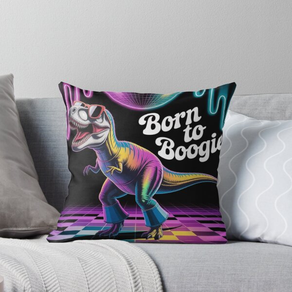 Item preview,  "Disco Dino: The T-Rex That Was Born to Boogie | Retro Dance Meme Gold" designed and sold by kalvey64.