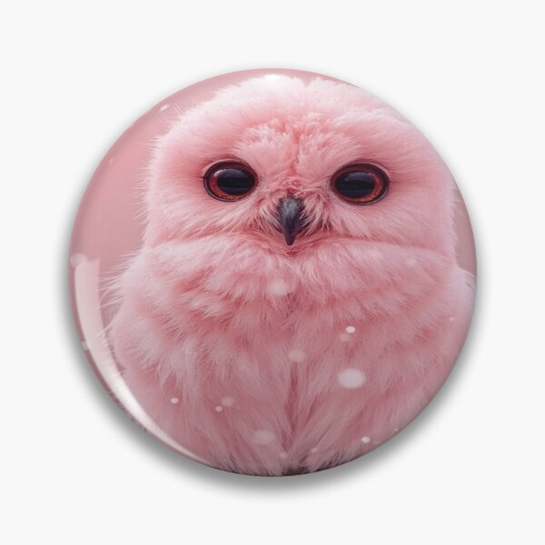 Item preview, Pink owl designed and sold by saly55887.