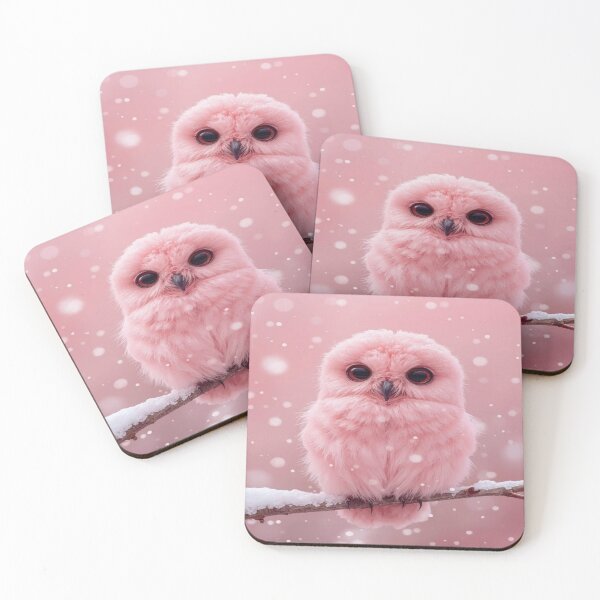 Item preview, Pink owl designed and sold by saly55887.