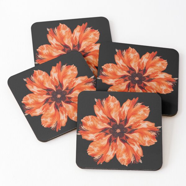 Item preview, Orange Dahlia flower designed and sold by WitInNuKicks.