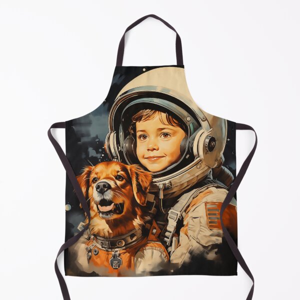Item preview, Astronaut boy and dog designed and sold by PetsArt.