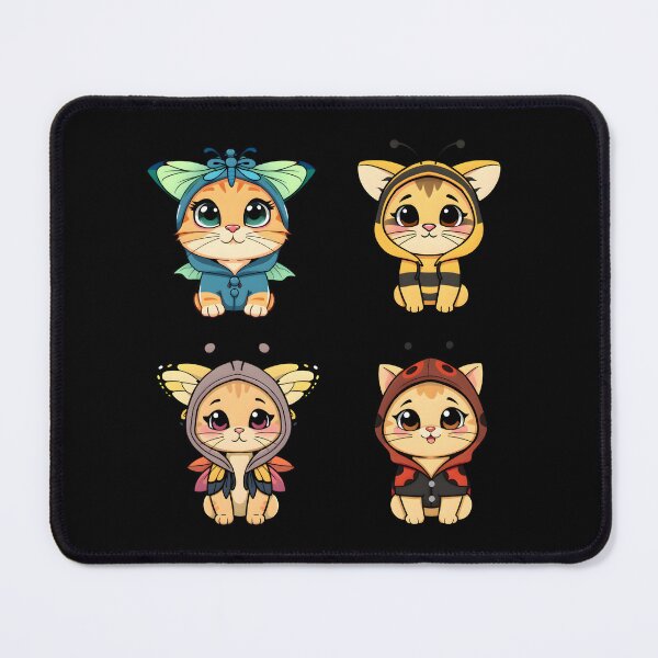 Item preview, Cute Cartoon Cat In Insect Costume Sticker Pack designed and sold by toothsomecat.