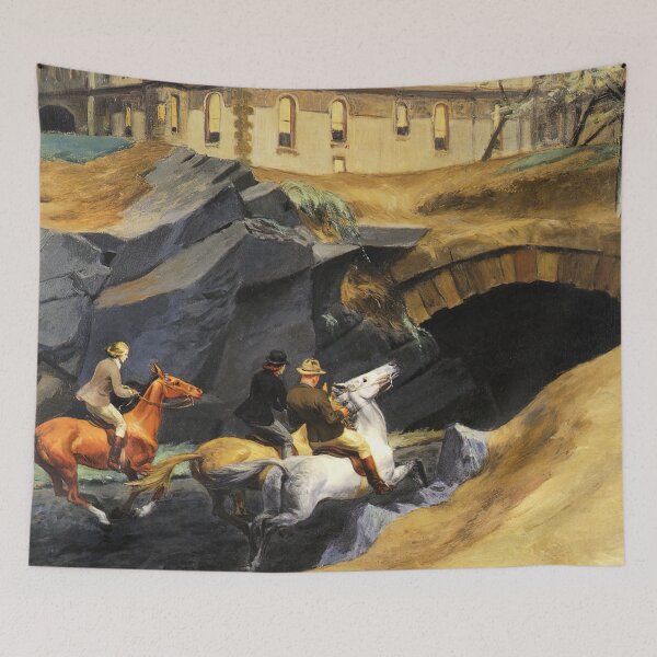 Aperçu de l'œuvre Sentier équestre Edward Hopper créée et vendue par TeeARTHY.