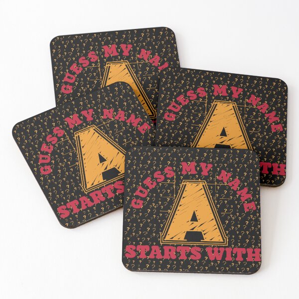 Item preview, Guess My Name Starts With "A"  | Mystery Alphabet Letter A Design designed and sold by ManyVersee.