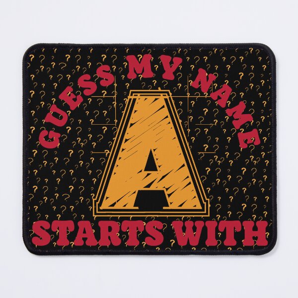 Item preview, Guess My Name Starts With "A"  | Mystery Alphabet Letter A Design designed and sold by ManyVersee.