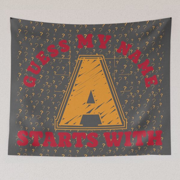 Item preview, Guess My Name Starts With "A"  | Mystery Alphabet Letter A Design designed and sold by ManyVersee.
