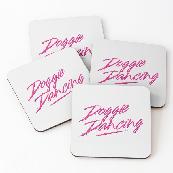 Item preview, Doggie Dancing 90s Style Dog Dance Hot Pink  designed and sold by TackyTime.