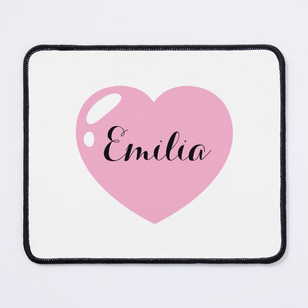 Item preview, Emilia Polish Name with pink Heart designed and sold by Monika Howarth.