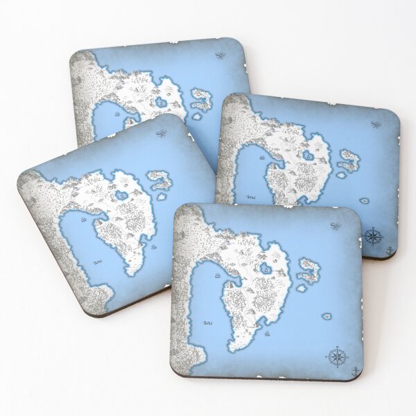 Item preview, Map Etherverre coast designed and sold by JujuCoFr.