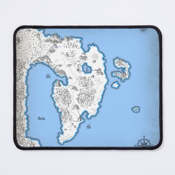 Item preview, Map Etherverre coast designed and sold by JujuCoFr.