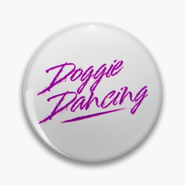 Item preview, Doggie Dancing 90s Style Dog Dance Purple Pink  designed and sold by TackyTime.