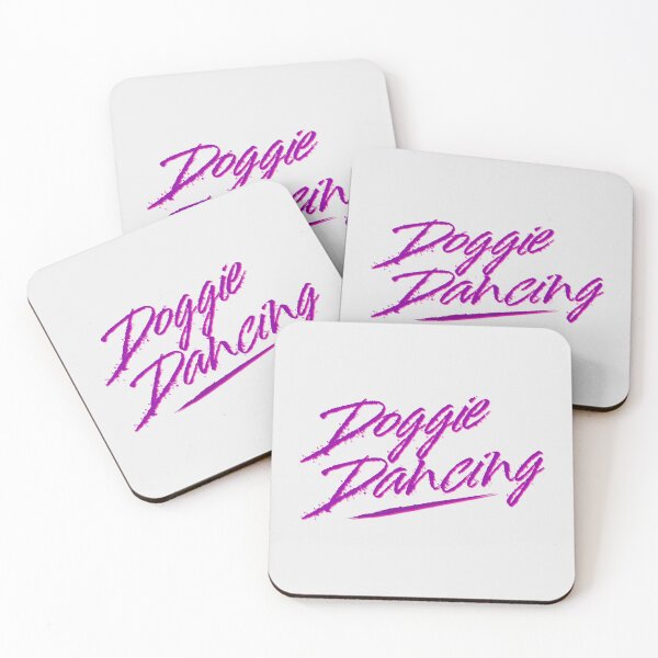 Item preview, Doggie Dancing 90s Style Dog Dance Purple Pink  designed and sold by TackyTime.