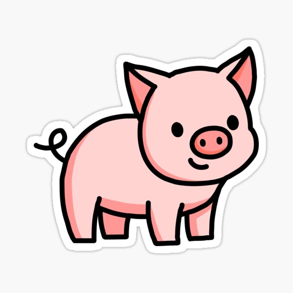 Aperçu de l'œuvre Porc créée et vendue par littlemandyart.