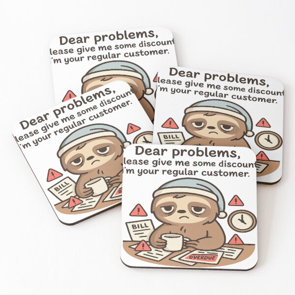 Item preview, Dear Problems, Give Me a Discount designed and sold by CappieLab.