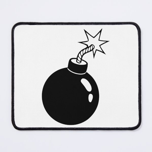 Item preview, Cartoon Bomb Icon – Explosive Vector with Fuse designed and sold by AFernandesDSG.