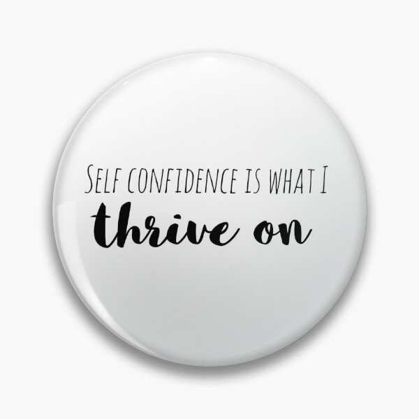 Item preview, Self-Confidence Is What I Thrive On – Affirmation – Bold Motivational Typography designed and sold by Camila  Ardila.