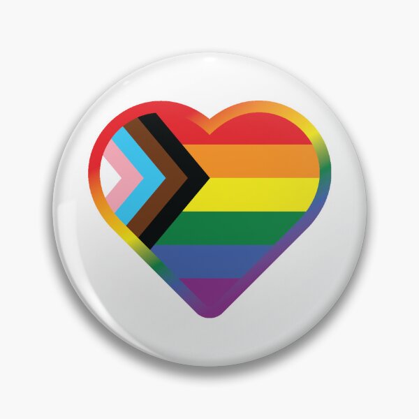 Item preview, Progress Pride Heart - LGBT/GAY - Love - Daniel Quasar designed and sold by drabdesigns.