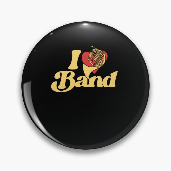 Item preview, I Love Band French Horn Music Pride designed and sold by FrictionMaxxing.