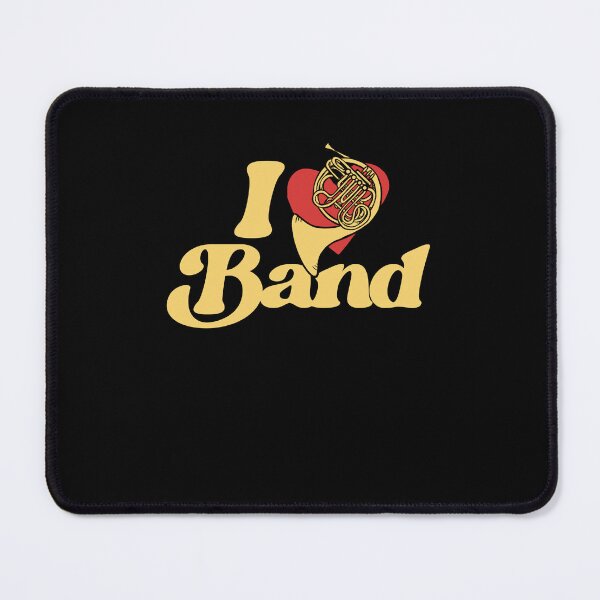 Item preview, I Love Band French Horn Music Pride designed and sold by FrictionMaxxing.
