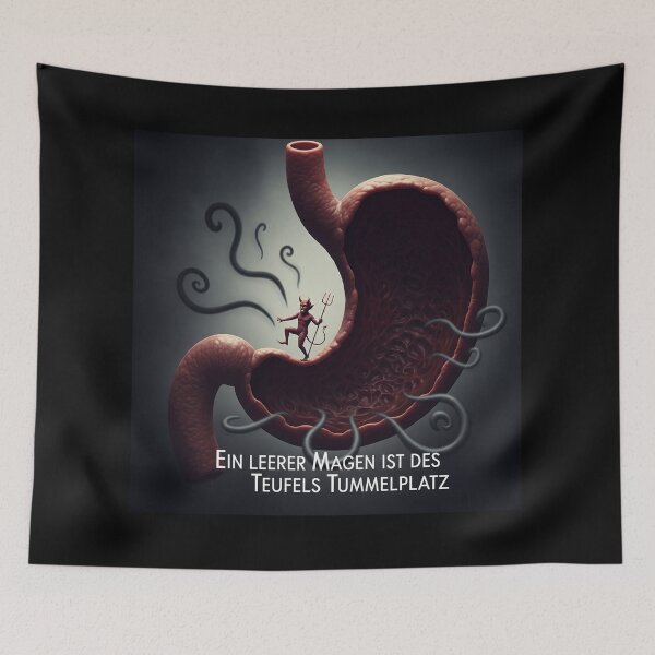 Item preview, An empty stomach is the devil's playground designed and sold by hhh-art.