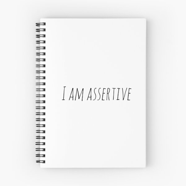 Item preview, I Am Assertive – Affirmation – Confident Communication Typography designed and sold by Camila  Ardila.