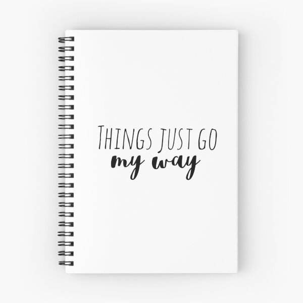 Item preview, Things Just Go My Way – Affirmation – Positive Expectation Typography designed and sold by Camila  Ardila.