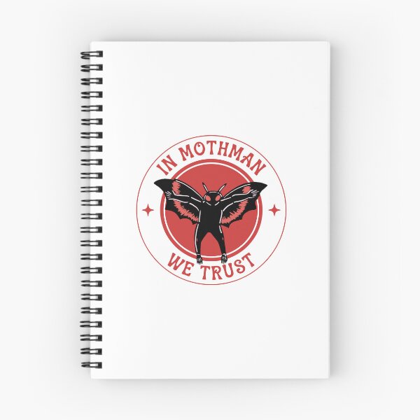Item preview, In Mothman We Trust Badge - Cryptidcore - Cursed Objects designed and sold by The Void Shoppe.