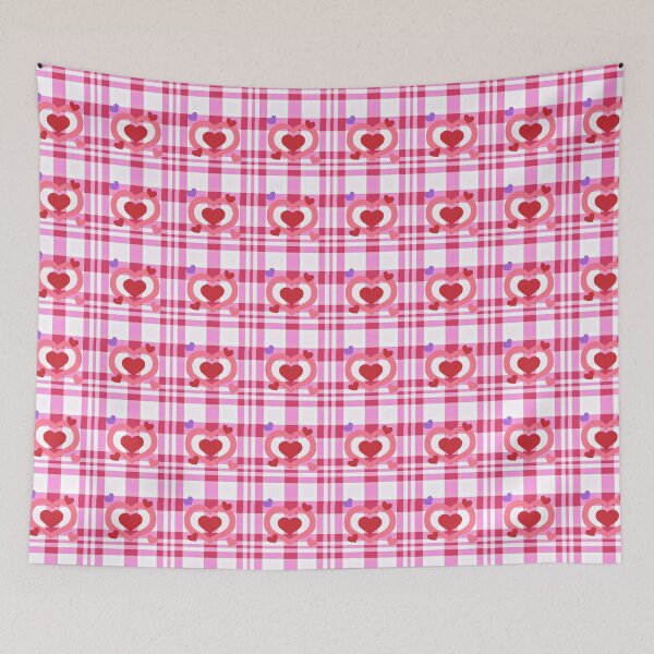 Item preview, All My Heart Caring Bear Inspired Plaid designed and sold by joysqueezed-out.