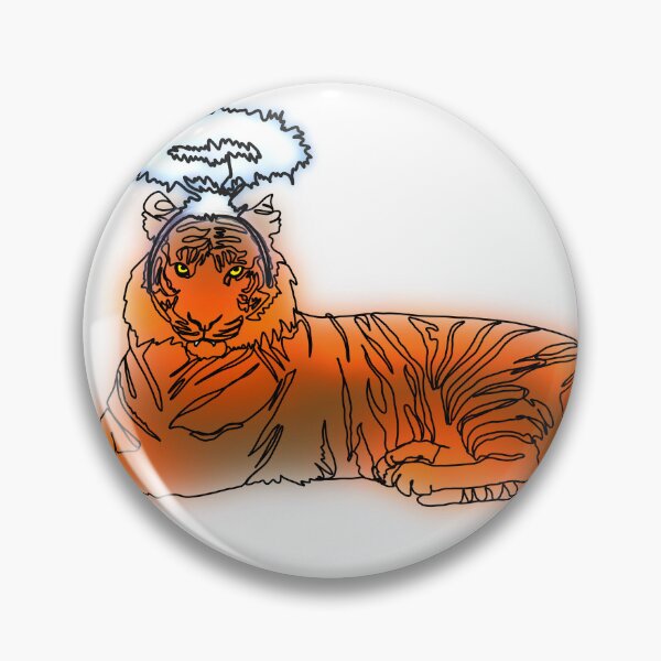 Item preview, Maple the Tiger the Faded with Halo  - animalzinhats designed and sold by Ashley’sAnimalz.
