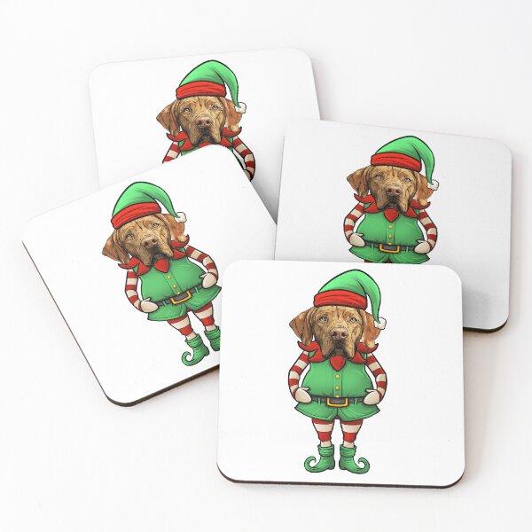Item preview, Vizsla Christmas Elf designed and sold by whyitsme.