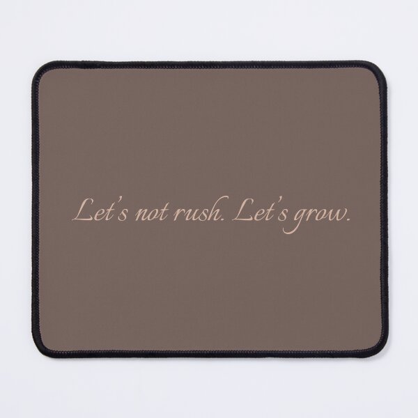 Item preview, Let’s Grow Together – slow love quote printable for cozy couples designed and sold by KWkindwaves.