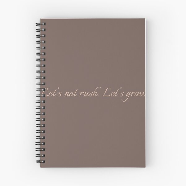 Item preview, Let’s Grow Together – slow love quote printable for cozy couples designed and sold by KWkindwaves.