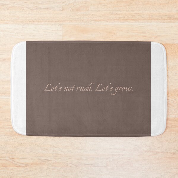 Item preview, Let’s Grow Together – slow love quote printable for cozy couples designed and sold by KWkindwaves.
