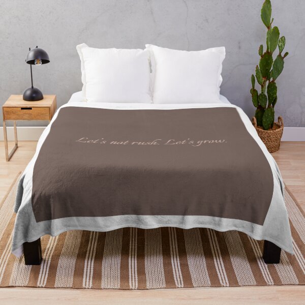 Item preview, Let’s Grow Together – slow love quote printable for cozy couples designed and sold by KWkindwaves.