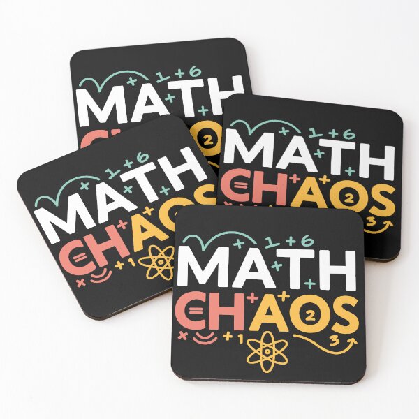 Item preview, Math Chaos – Colorful Funny Math Design designed and sold by the science zoo.