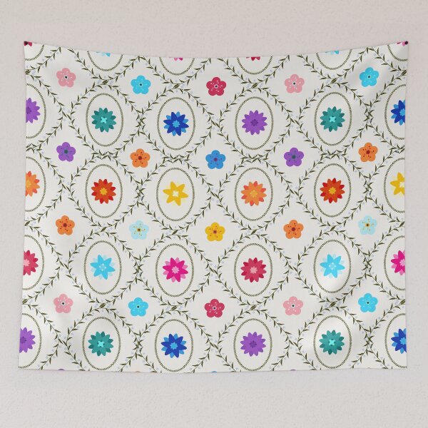 Item preview, Retro Bloom-Green Vines designed and sold by Kanchana-93.