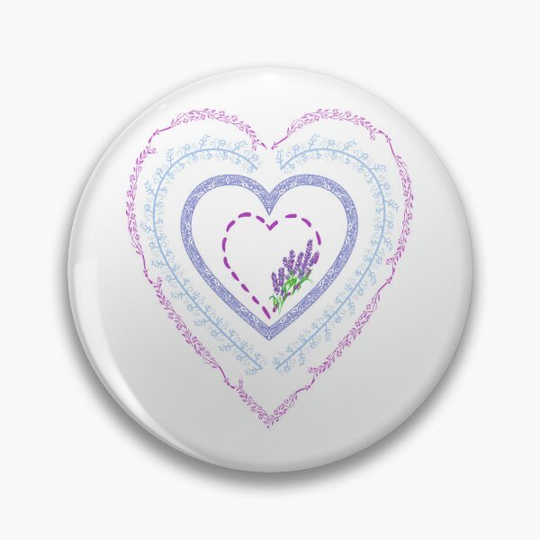 Item preview, Lavender and hearts designed and sold by karenadams.