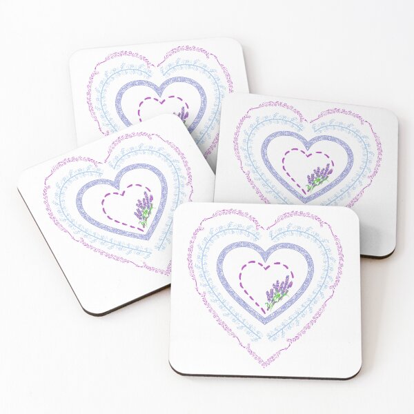Item preview, Lavender and hearts designed and sold by karenadams.