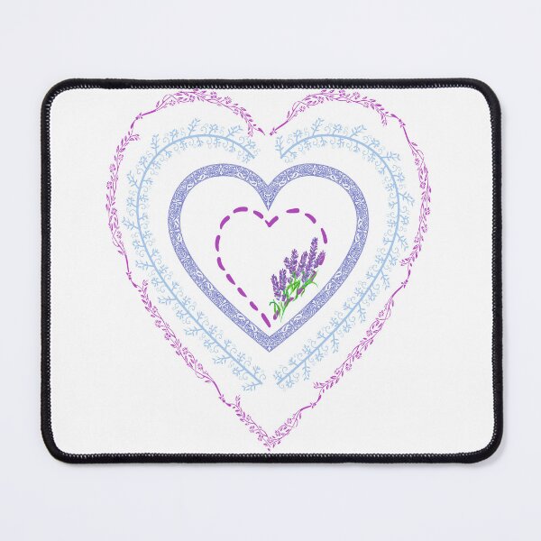 Item preview, Lavender and hearts designed and sold by karenadams.